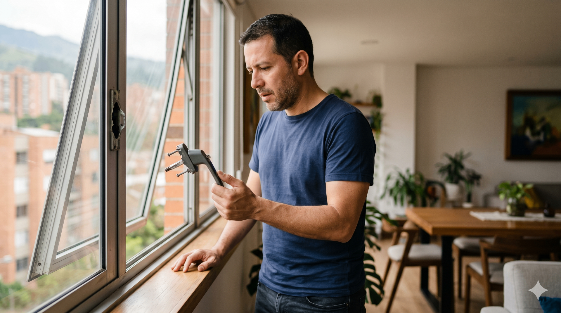 La manija se rompió